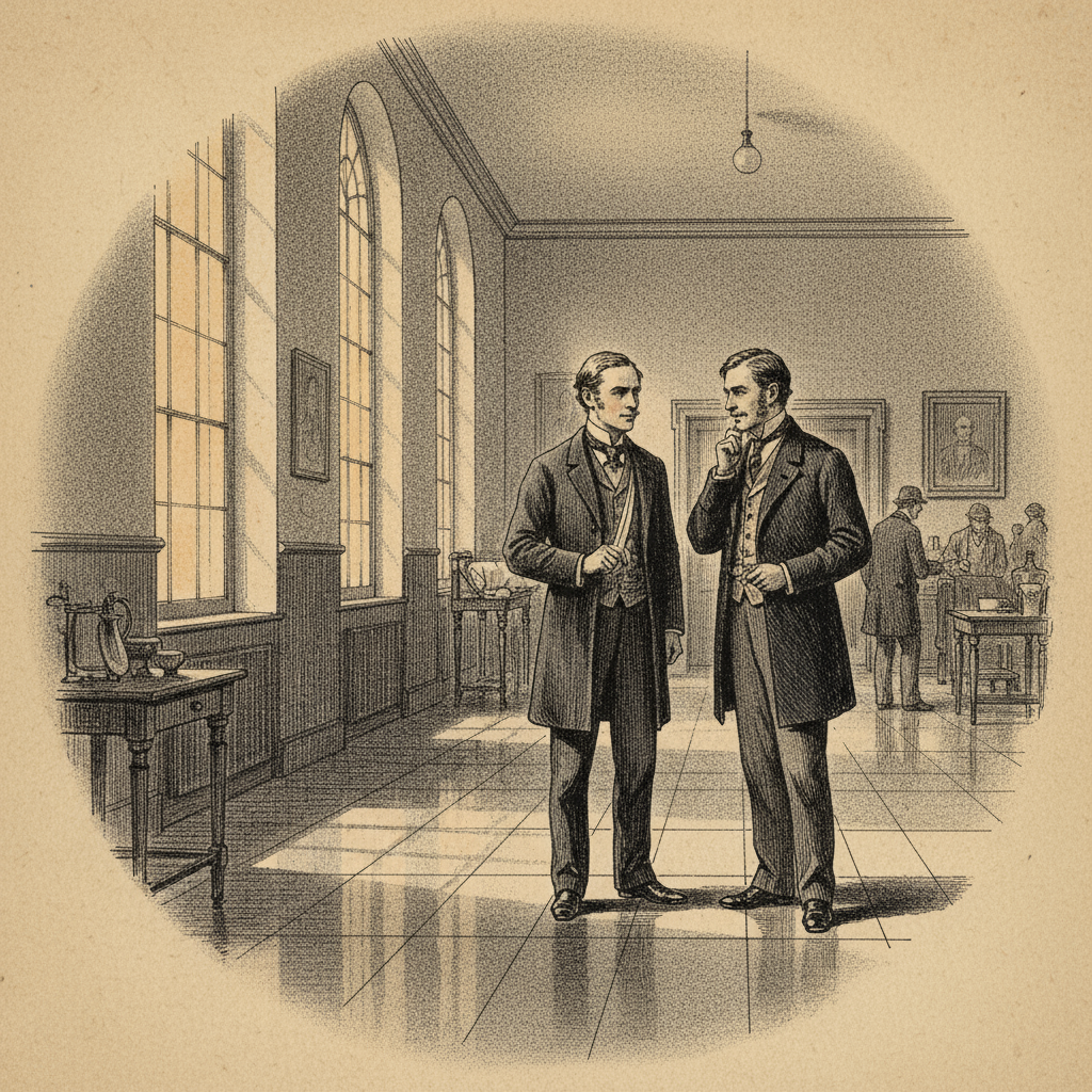 Meeting Stamford at the hospital